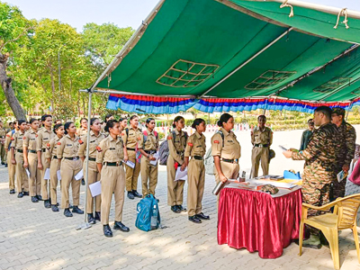 Training of NCC Cadets