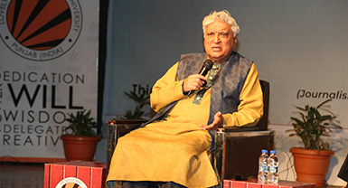 Javed Akhtar session at LPU