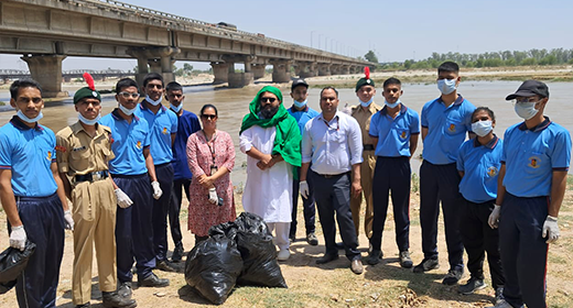 LPU NCC Community Service on Earth Day