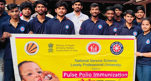 LPU NSS Pulse Polio Awareness