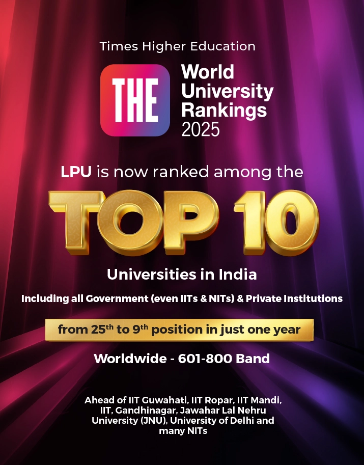 LPU Times Higher Education Ranking 2025