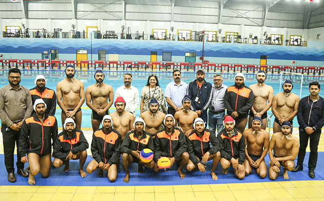 LPU men's water polo silver medal